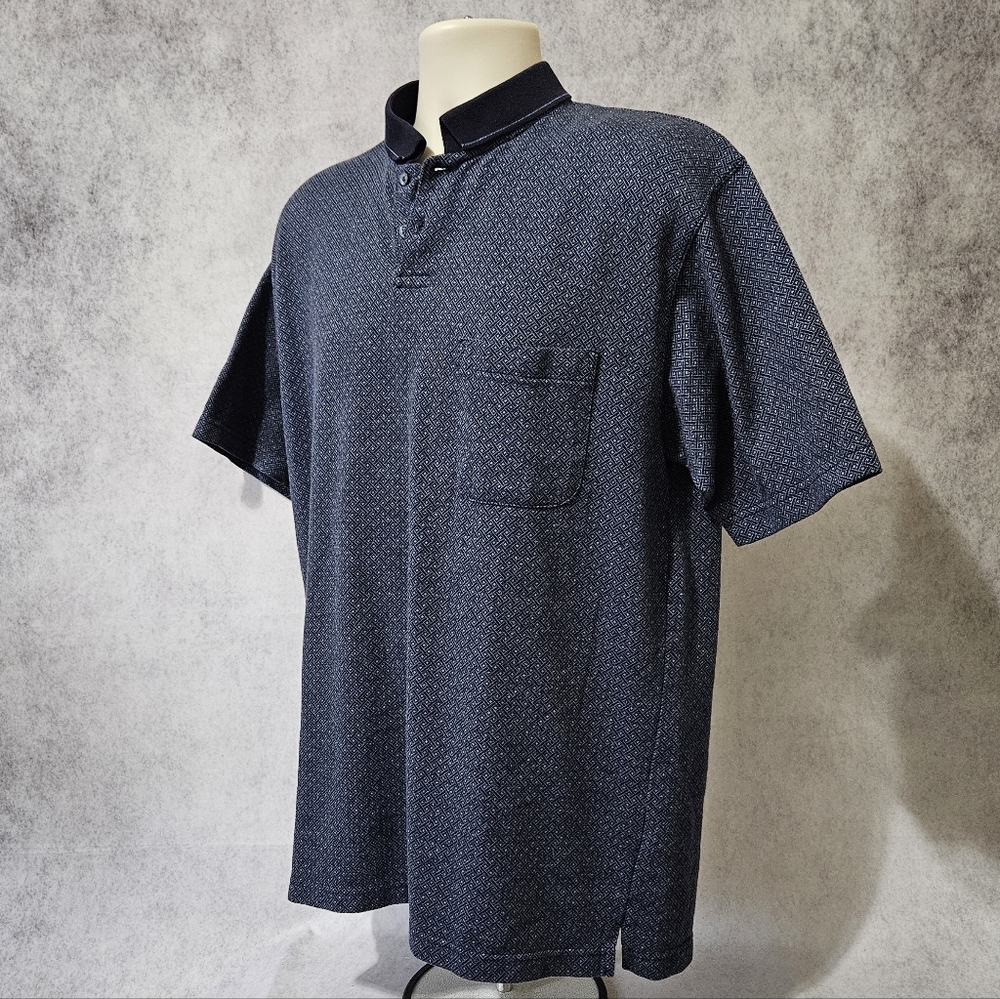 VINTAGE Van Heusen Short Sleeve Collared Polo Shirt - Picture 4 of 10